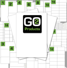 A4 Address Labels Self Adhesive White Sheets Sticker Paper Laser Printer Inkjet