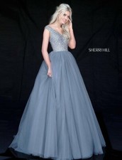 Sherri Hill 51447 Gunmetal