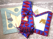 Vintage Masonic Aprons Sash