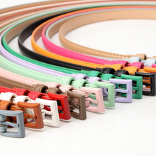 Women's Alloy square buckle PU