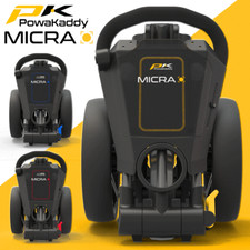 POWAKADDY MICRA GOLF PUSH TROLLEY / ALL COLOURS / 2025 MODEL