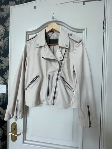 All saints leather jacket - all,