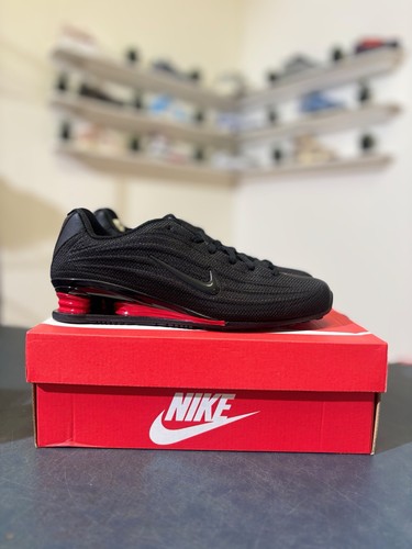 Nike shox black red trainers - nike,