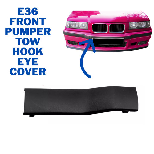 Front tow hook eye - trim, cap