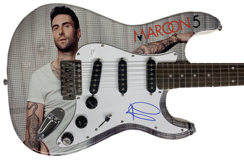 Adam levine signed full size - full,