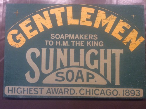 Vintage sign advertising - sign,
