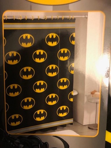 Batman logo peva shower - batman,