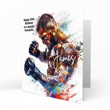 Personalised MMA Cage Birthday