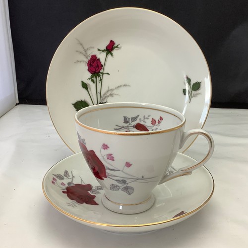 Vintage china tea trios - tea,