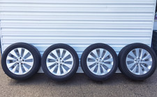 VAUXHALL ANTARA MK1 18 INCH ALLOY WHEELS 4 GOOD TYRES 235/55 R18 2010-2015