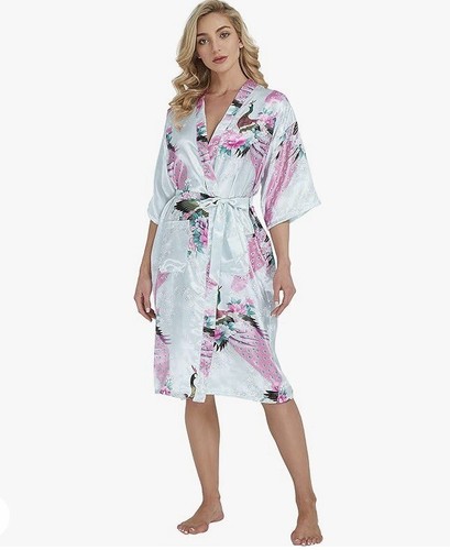 Women peacock kimono long - women's,