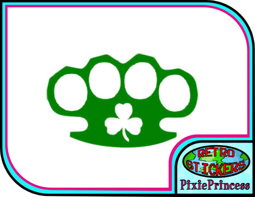 Knuckle irish vinyl - knuckle, sticker