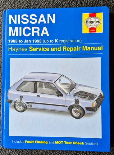 Haynes nissan micra 1983 - haynes, to