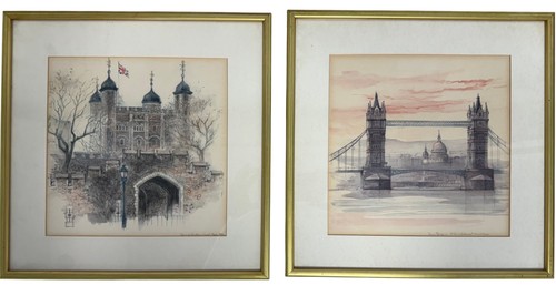 Pair mads stage prints - of,