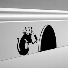 BANKSY RAT Skirting Board -
