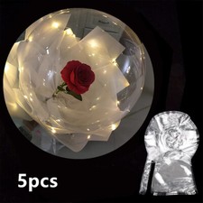 5Pack 30" Clear BOBO Balloons for Stuffing Large Transparent Balloon Party Decor