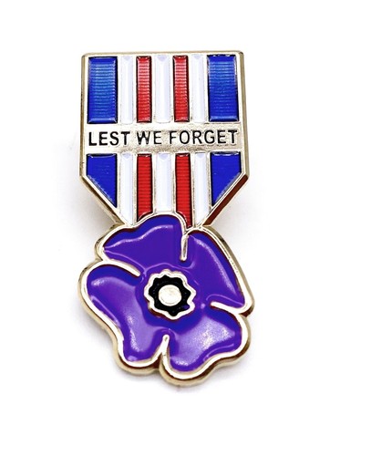 Purple poppies ribbon army - uk,
