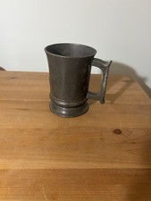 19th Century Pewter Tankard -