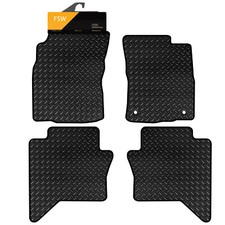 For Toyota Hilux 2016-2020 Dbl Cab Tailored 3MM Rubber Heavy Duty Floor Mats