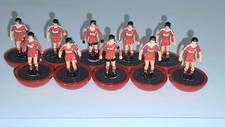 Subbuteo Lightweight LW Liverpool Hand Painted Repaint 1990s Teams Players Bases
