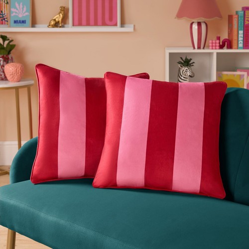 Stripe cushion cover - stripe, filled