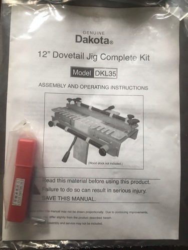 Dakota dovetail jig complete - dakota,
