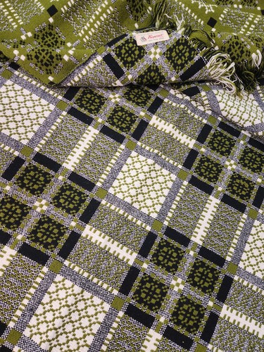 Vtg welsh wool tapestry - welsh,