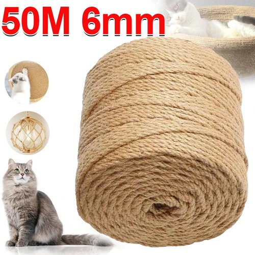 50m natural sisal rope - natural, cat