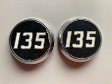 PAIR of Plastic Bonnet Badge