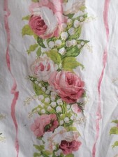Colefax & Fowler Lymington interlined curtains 52"d fit window up to 50"w roses