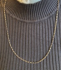 Vintage 9ct Gold  24 Inch Belcher chain