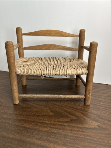 Vintage handmade oak wooden - handmade,