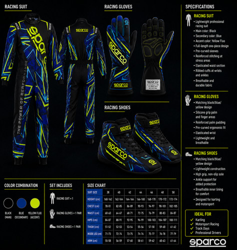 Kart racing suit cik fia - go,