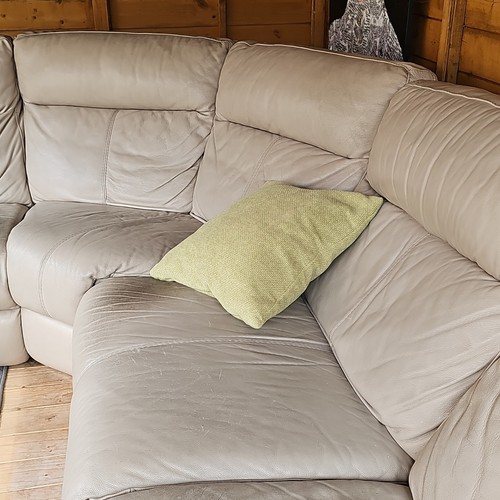 Leather corner sofa - corner,