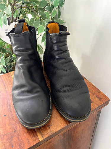 Dainite logger black leather - black,
