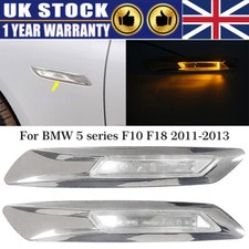 NEW 2Pcs LED Indicator Chrome