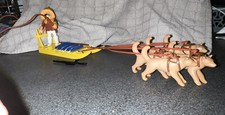 Playmobil Arctic Winter Vintage Eskimos Dog Sled 1985 from set 3466