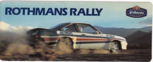 Rothmans rally team opel manta - rally,