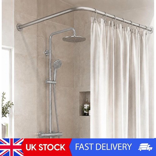 Chrome shower curtain - shower,