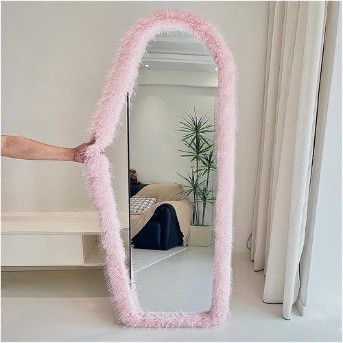 Fluffy mirror frame cover - frame,