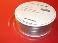 Clear Windscreen Washer Tube PVC Plastic Hose Pipe 1/8” 5/32” 3/16” 1/4” 5/16”