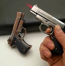 Windproof pink flame cigarette gas lighter