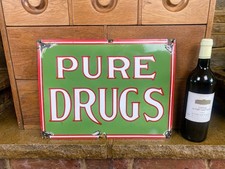 Enamel Pure Drugs Advertising