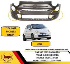 FIAT 500 2015 ON FRONT BUMPER LOUNGE MODEL WITH MOULDING HOLES PRIMED