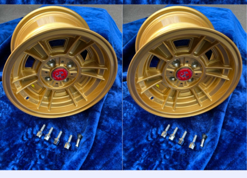 Pair 7x13 gold cromodora - of,