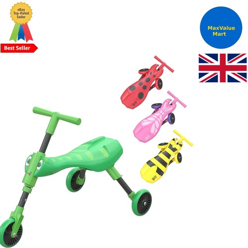 Green wheel foldable - green, 3-wheel