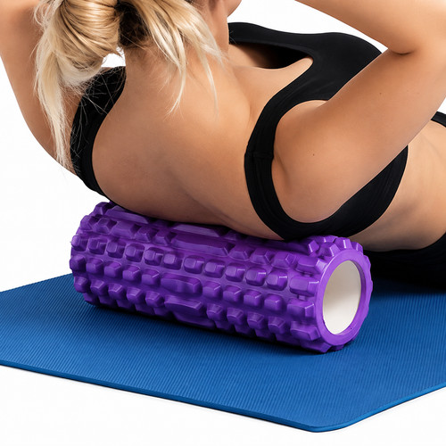 Foam fitness roller for deep - foam,