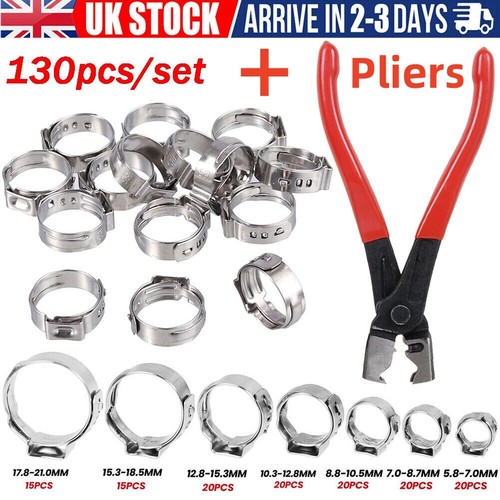 130x assorted hose - hose, clamp
