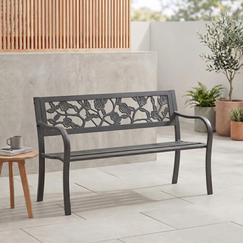 Rose design seater steel - rose,