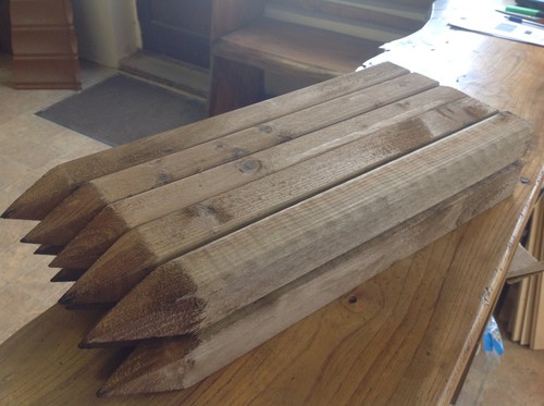 Wooden pegs stakes site - wooden,